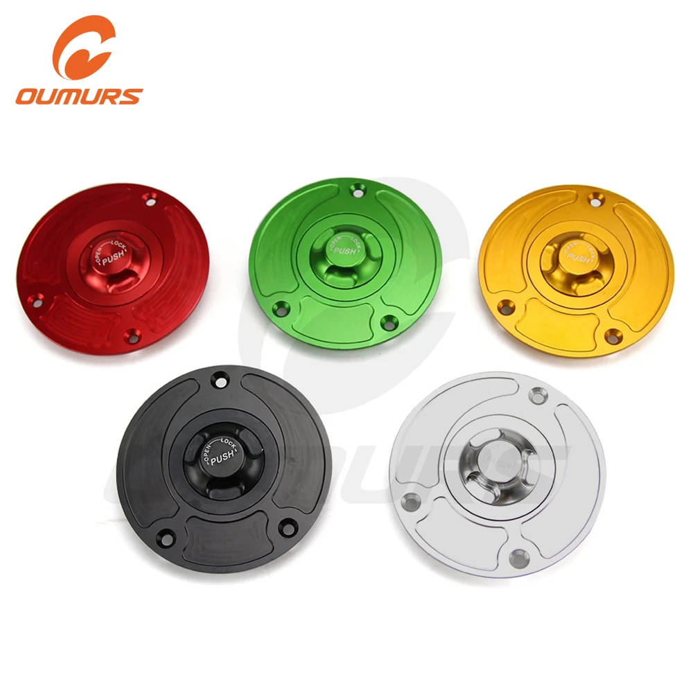 OUMURS мотоцикл без ключа CNC газовый топливный бак Крышка для Suzuki GSX-R600 700 750 1000 1300 2003-2013 Gladius SV1000 GSF650F