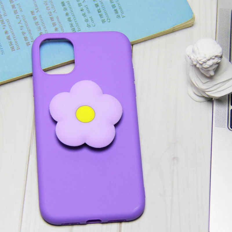 3D мультяшный держатель с кольцом на палец мобильный телефон для iphone samsung xiaomi