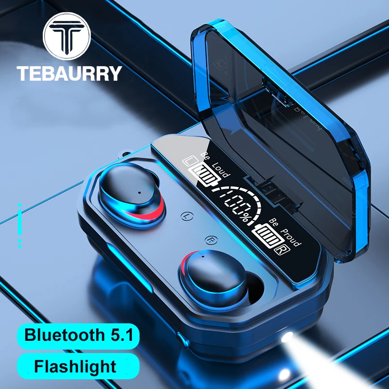 Беспроводные наушники спортивные водонепроницаемые Bluetooth 9D стерео TWS игровая