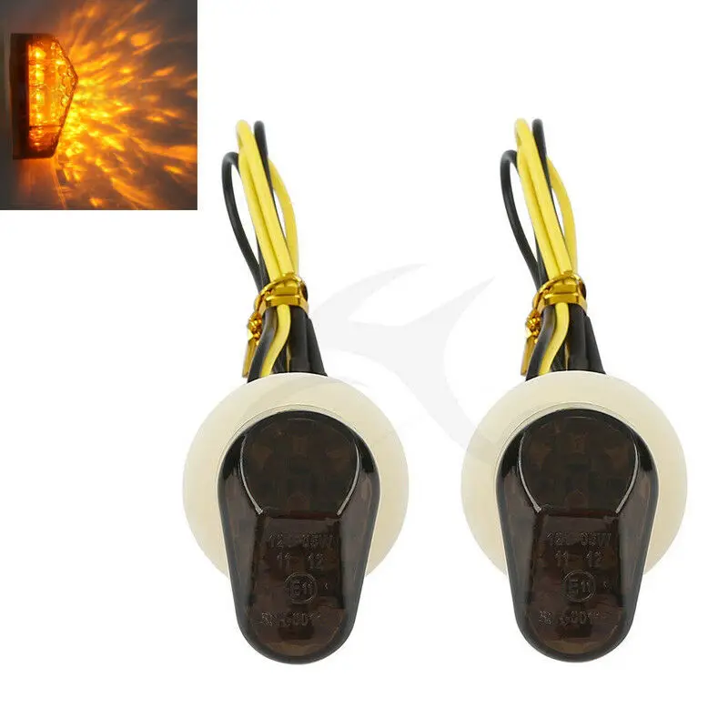 

Motorcycle LED Flush Mount Turn Signals Light For Yamaha YZF R1 02-13 R6 03-13 YZF R6S 06-10 FZ1S FAZER 1000 01-05