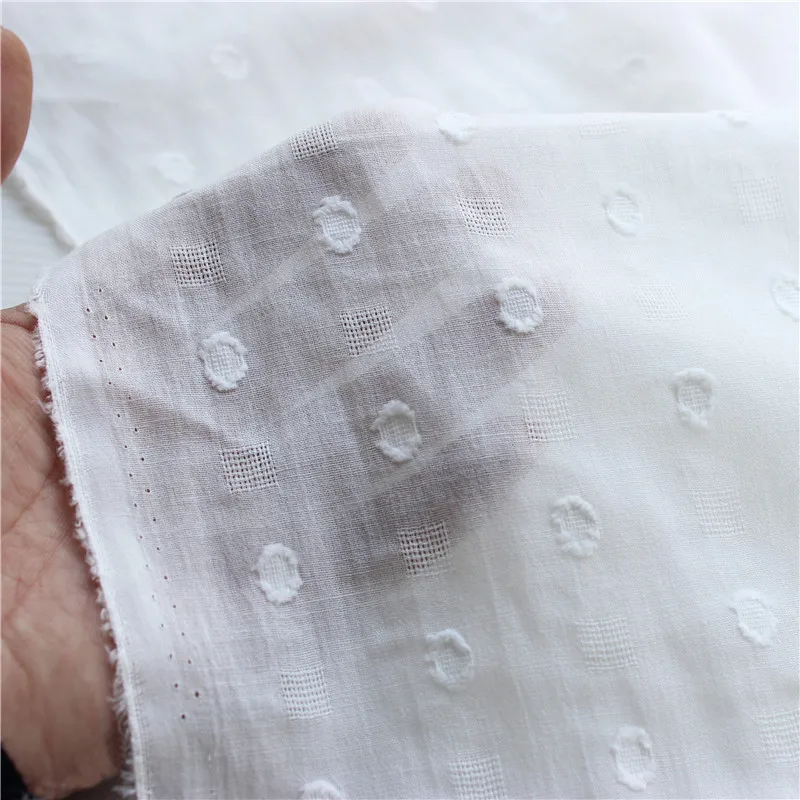 100% хлопчатобумажная ткань для одежды сделай сам одежда швейная аксессуары белая