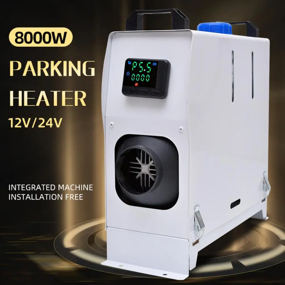 

12V 8KW Diesel Air Heater All In One Car Parking Heater Air Conditioner Machine Remote Control LCD Display For Truck Boat Traile