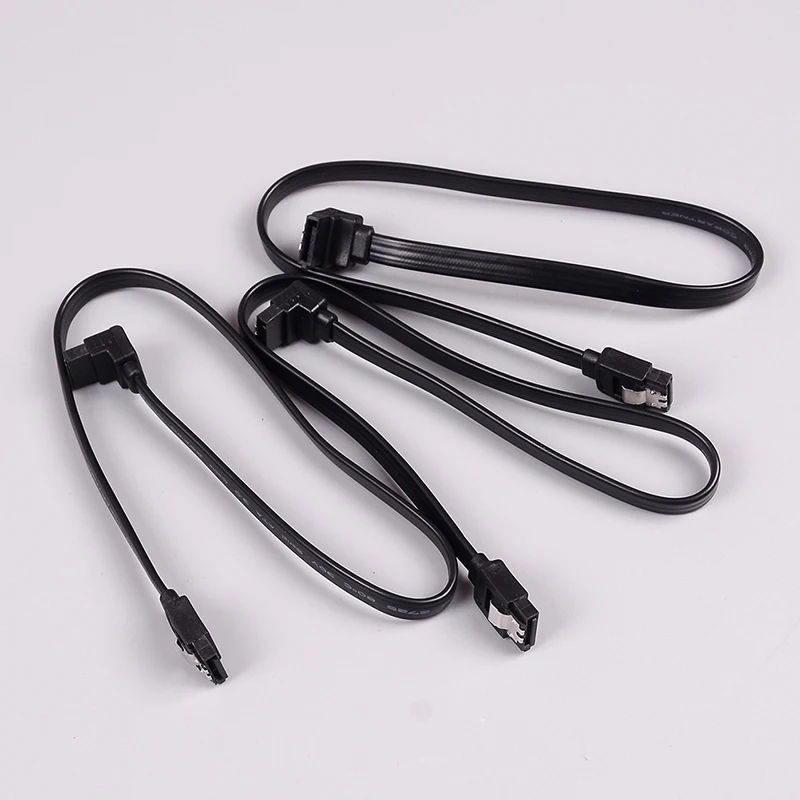 

3pcs SATA 3.0 Cable SATA III 6GB/s Right Angle 90 Degree for HDD Hard Drive 40cm Cable Charger Data Charger Cables Connector