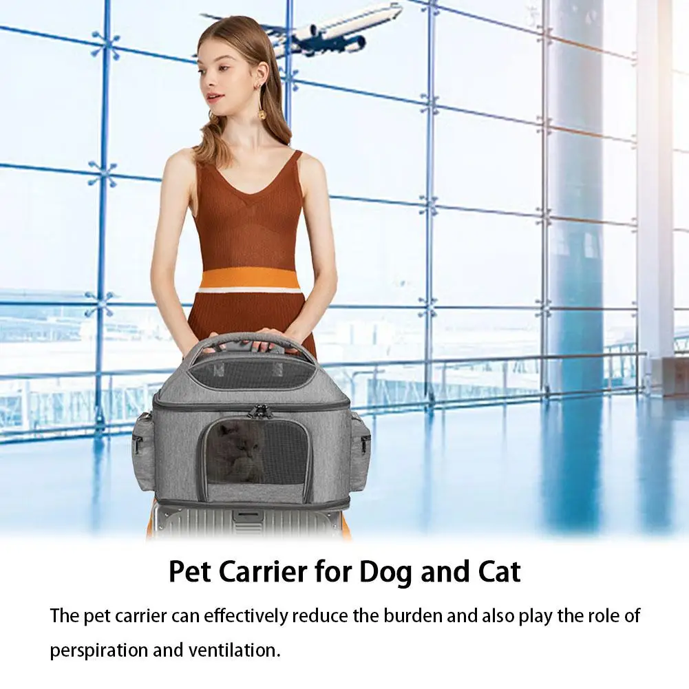 Регулируемая переноска для домашних животных прочный рюкзак дышащий Pet Frontpack