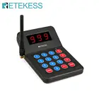 Retekess 1 шт. передатчик клавиатуры для ресторана T119 пейджер Беспроводная система вызова для кафе церковная клиника фуд корт