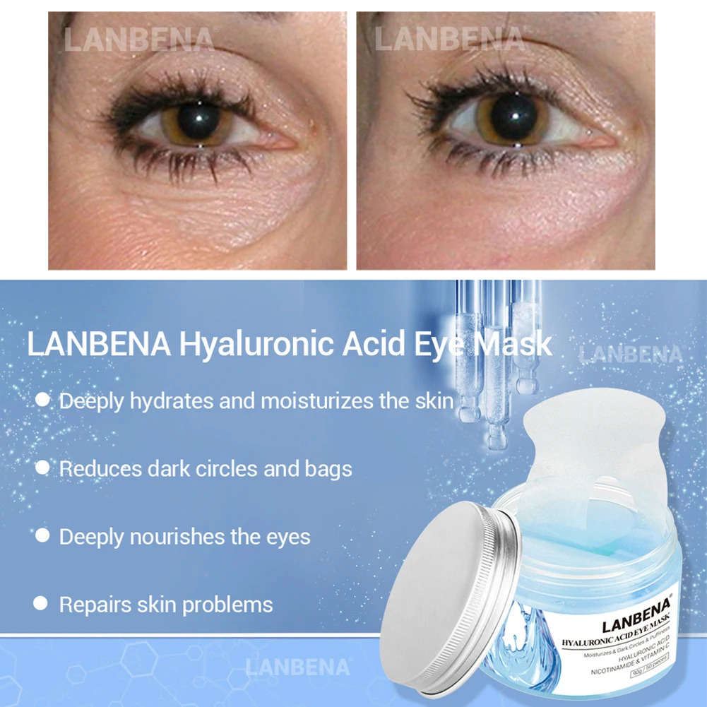 Увлажняющая Маска для области вокруг глаз с гиалуроновой кислотой - купить по