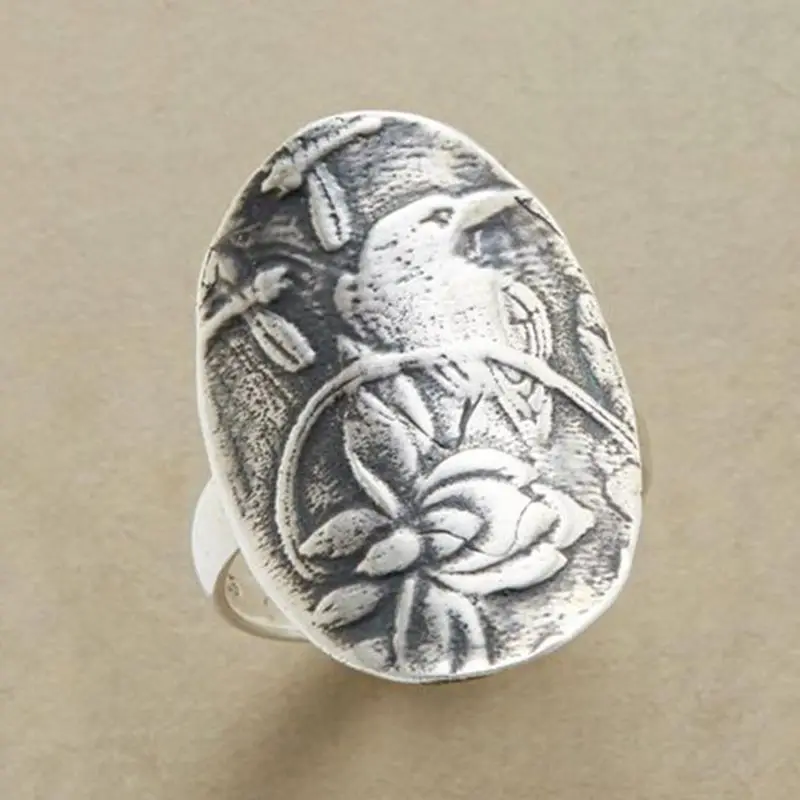 

Vintage Bird Dragonfly Rings for Women 2021 New Arrivals Female Wedding Jewelry Accessories Gifts Simple Metal Women's Ring