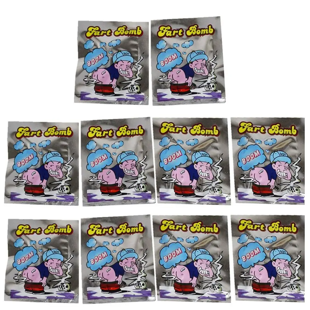 

10Pcs Great Bomb Nasty Smelly Fart Bags Prank Joke Trick Party Filler Funny Gags Kids Educational Toys for Children Gifts