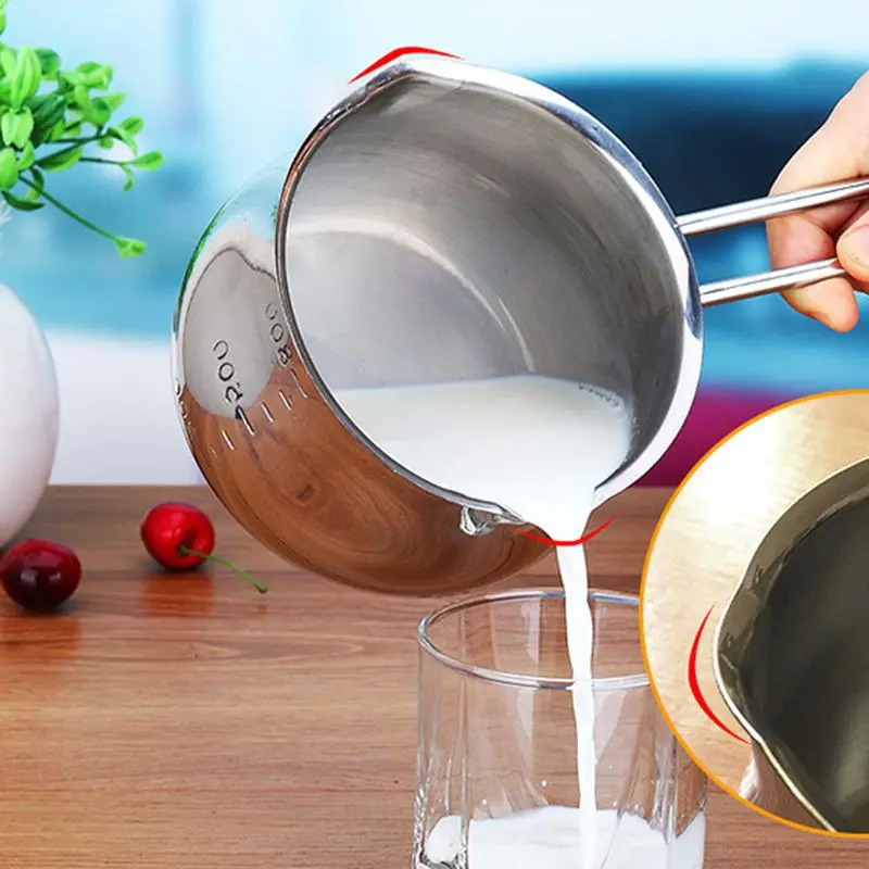 Мини кастрюля для подогрева молока из нержавеющей стали таяния соусов масла
