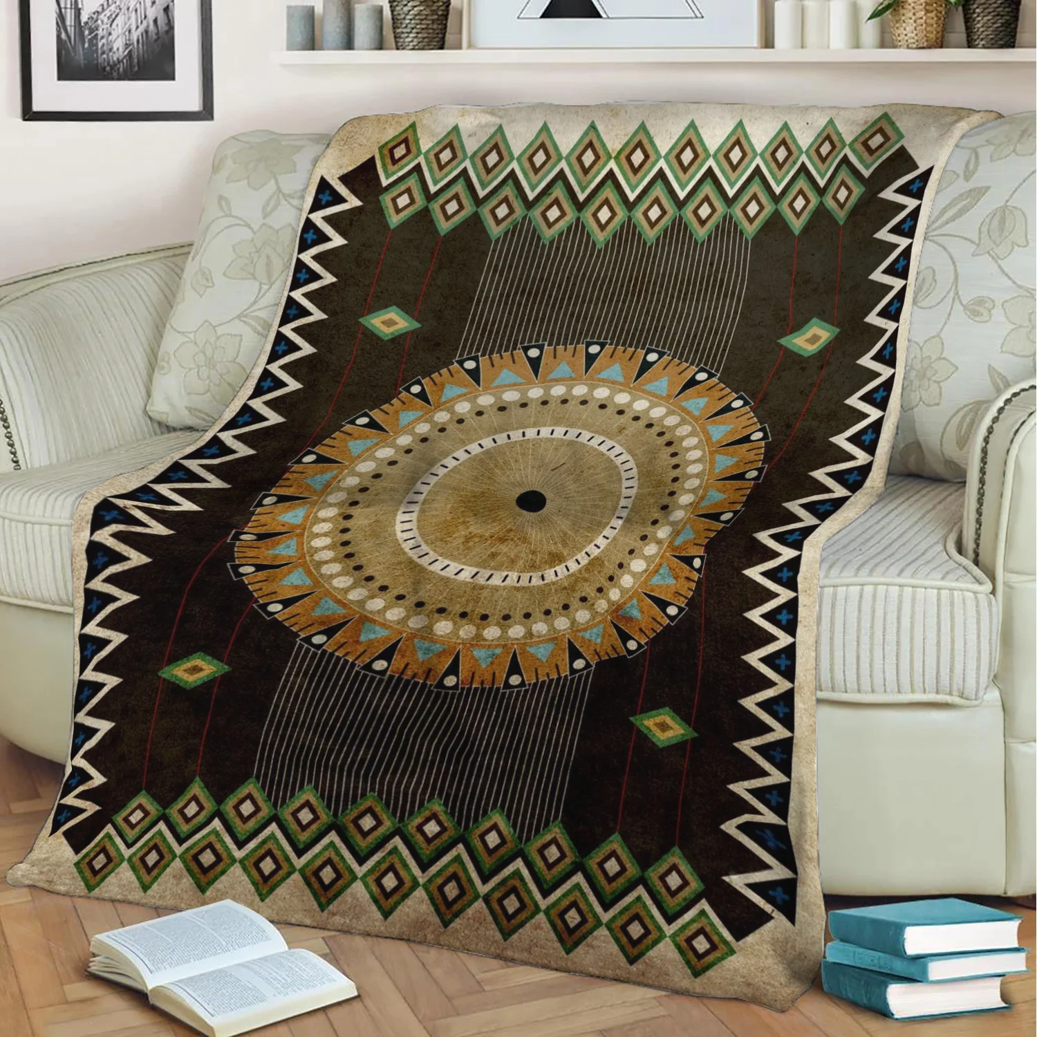 

Бархатное плюшевое покрывало Подсолнух река блюз с 3D принтом, флисовое покрывало, покрывало, одеяло из шерпы, украшение для дома