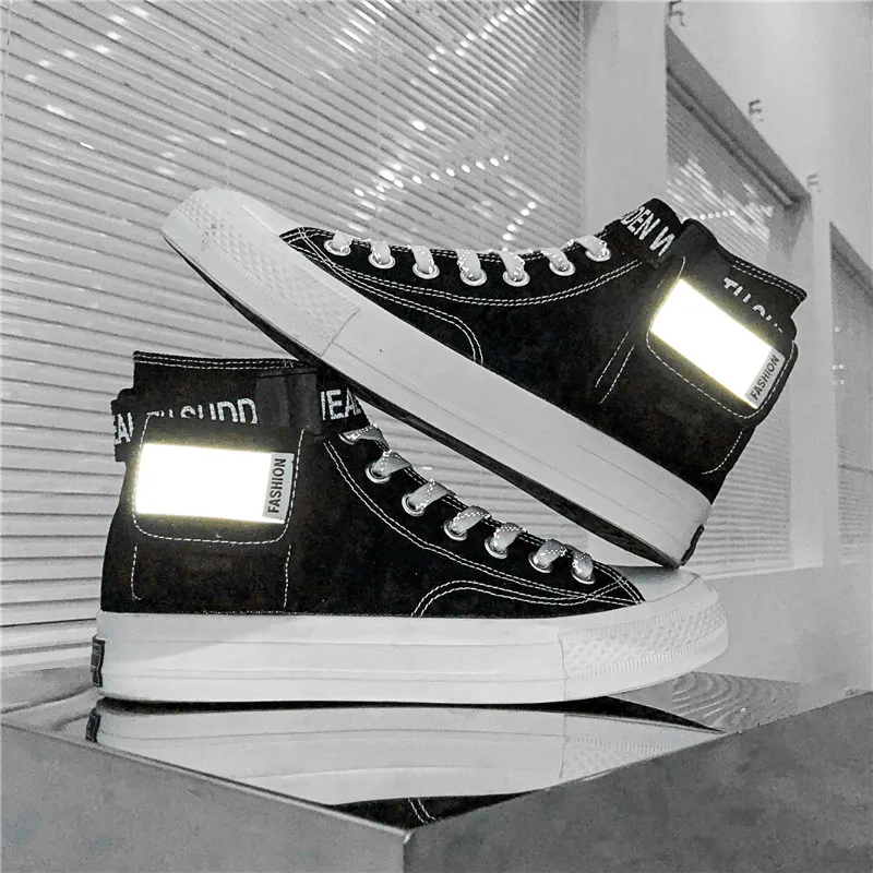 Лидер продаж новинка 2020 года блестящая Тканевая обувь со светоотражающими