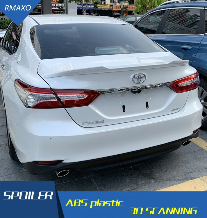 Спойлер для Toyota Camry 2018-2020 YFRD ABS Материал заднее крыло автомобиля праймер цвет