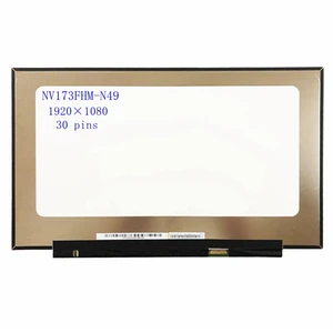 17 3 nv173fhm n49 lcd screen panel matrix 30 pins fhd 19201080 free global shipping