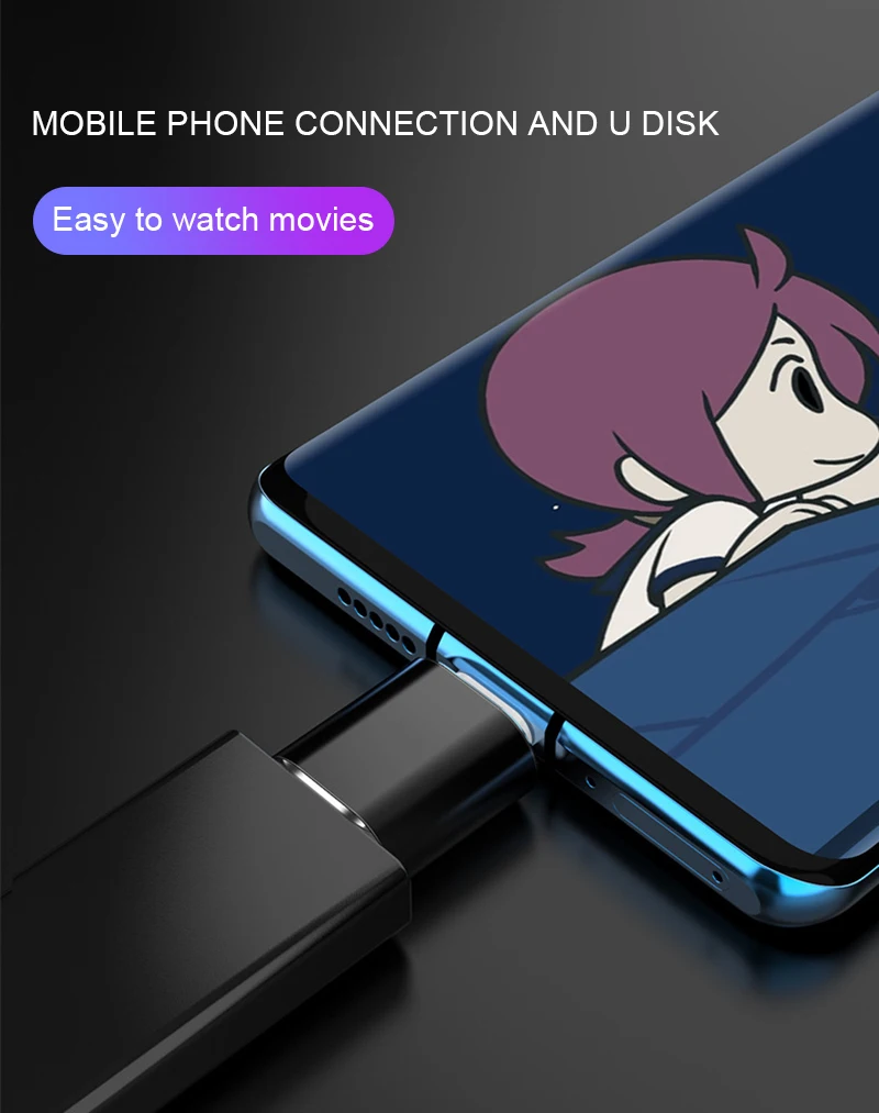 Переходник с Mini USB Type C папа на 3 0 Мама OTG-кабель конвертер адаптер совместимый MacBook