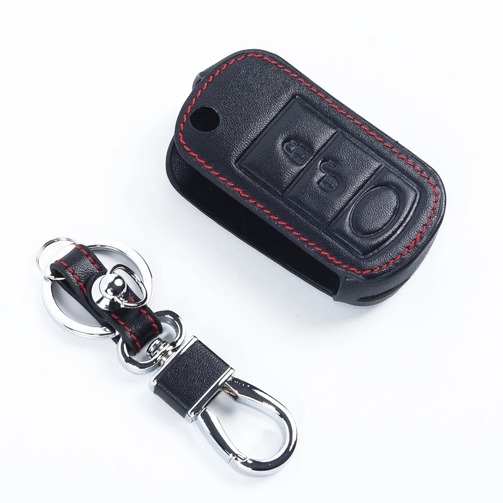 

Soft Car Key Case Chain Folding Keyless Ring Clip For Land Rover Range