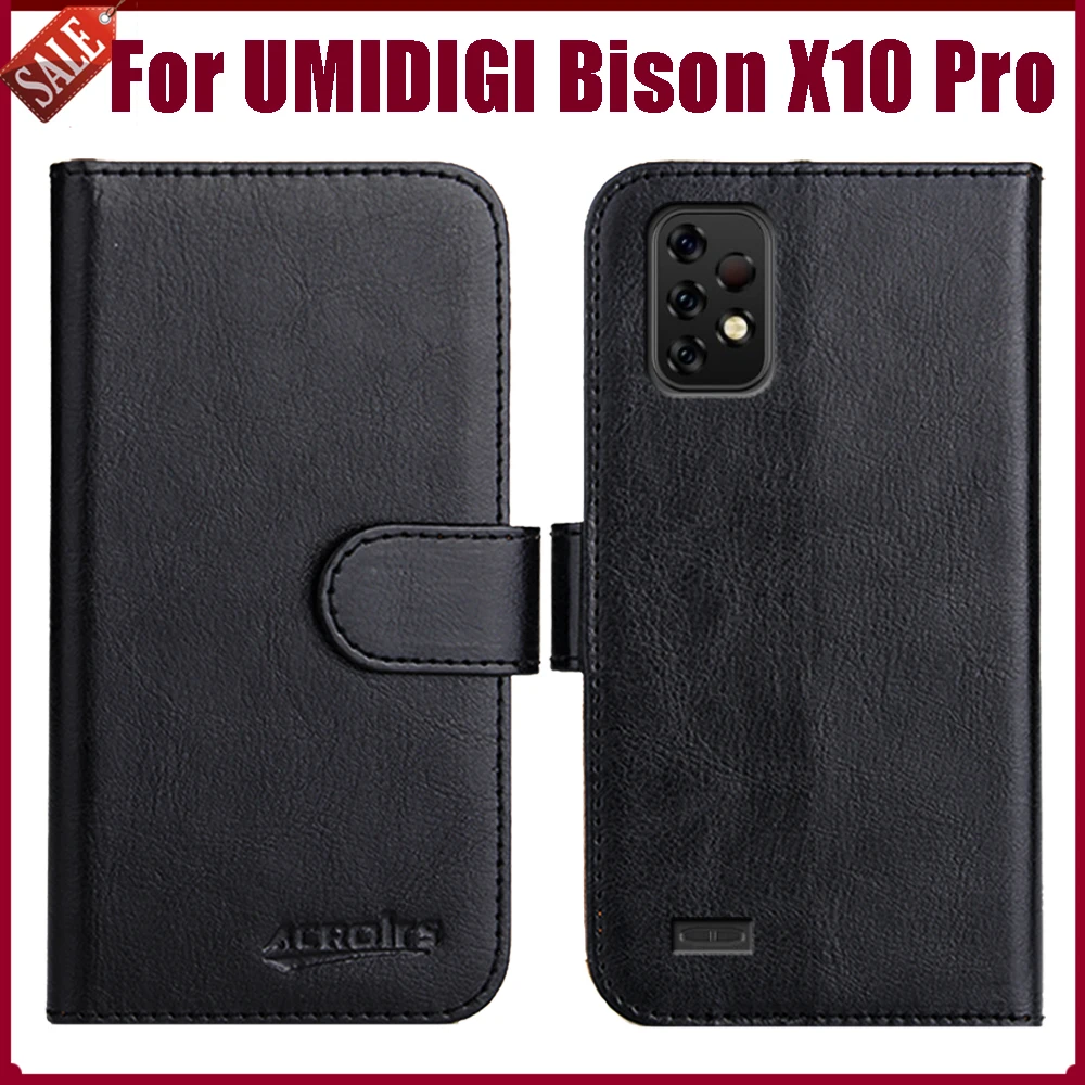 Горячая распродажа! Чехол UMIDIGI Bison X10 Pro 6.53 "Модный 6 цветов Перевернуть мягкая кожаная бумажниковая обложка с держателем для телефона.