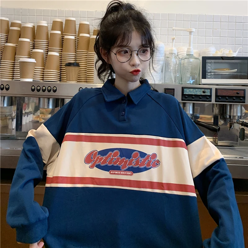 Женский свободный свитер Waitmore модный тонкий топ в Корейском стиле очень