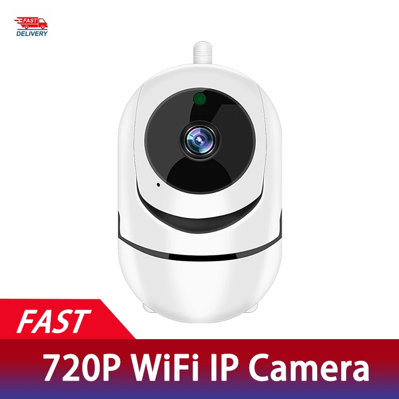 

IP-камера для домашней системы безопасности, умная камера видеонаблюдения с датчиком движения и сигнализацией, 720P, Wi-Fi, комнатная камера безо...