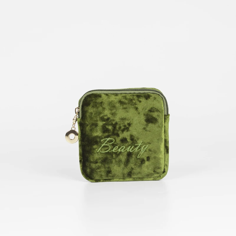 Green BalleenShiny 1 шт. кошелек цвета конфет ключи карты мини цифровой продукт сумка бытовая портативная гигиеническая салфетка сумки для хранения - Цвет: Green