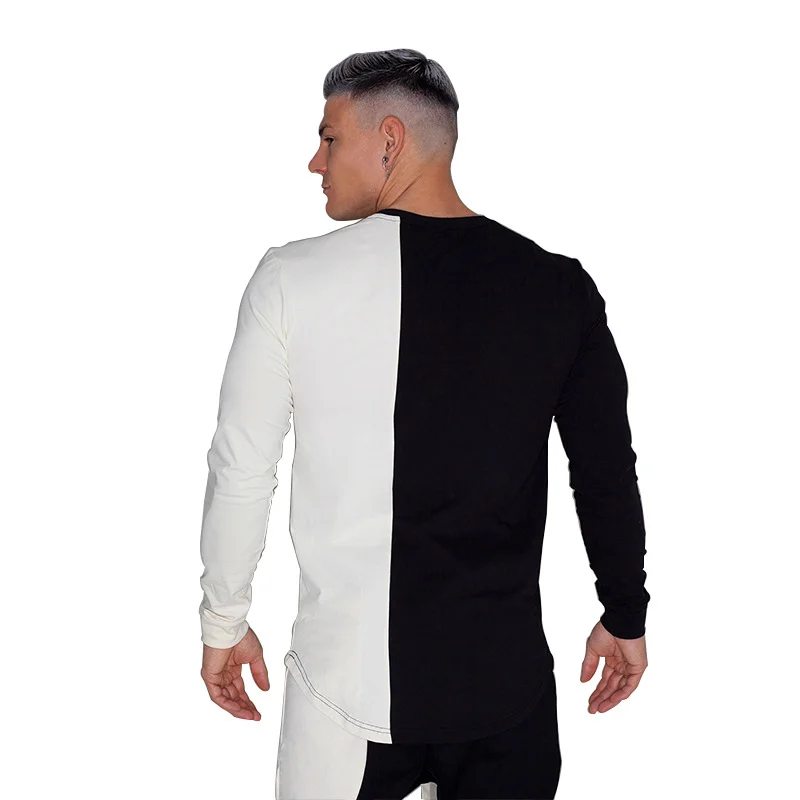 

Men's Casual T-shirt Sports Long-sleeved Men's Muscle Training Long-sleeved Shirt Men's Cotton Long-sleeved Sports T-shirt
