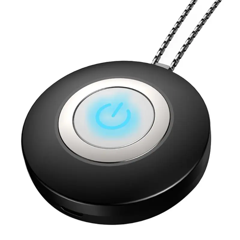 

Personal Wearable Air Purifier Necklace Mini Portable USB Negative Ion Generator Low Noise Cleaner Freshener
