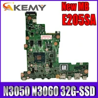 akemy e205sa mainboard for asus eeebook flip e205s tp200s tp200sa laptop motherboard n3050 n3060 32g ssd