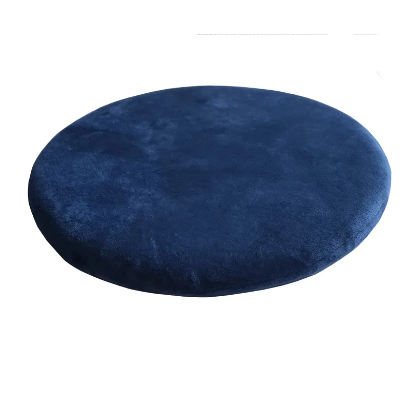 Подушка для компьютерного стула диаметр 40 см круглый из пены с эффектом памяти
