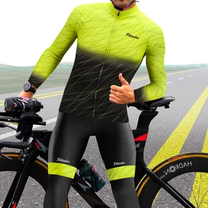 Комплект велосипедной одежды Phtxolue из флиса, комплект из термомайки для горного велосипеда, зима 2021