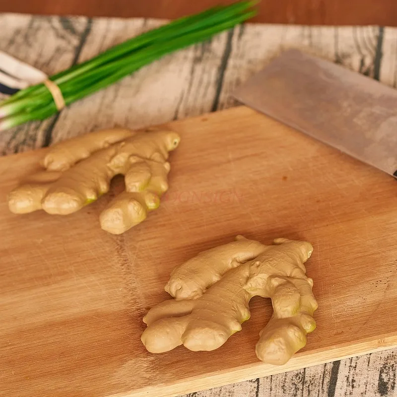 Имитация овощей пластиковая Имбирная модель еды комнаты кабинета фермерский