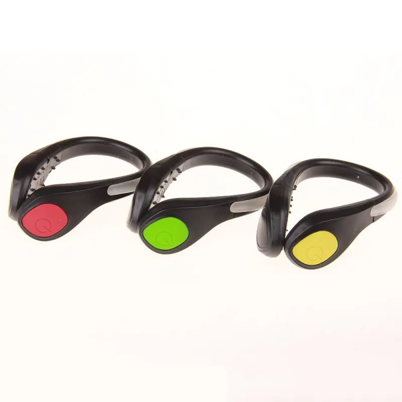 LED Luminous Shoes Clip Outdoor Bicycle LED Luminous Night Running Shoe Safety Clips Cycling Sports Warning Light for Safety