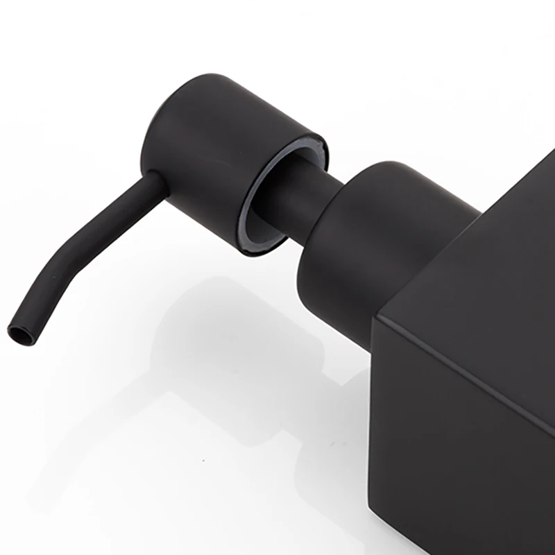 Новый Нержавеющая сталь ручной работы черный жидкого мыла аксессуары для ванной