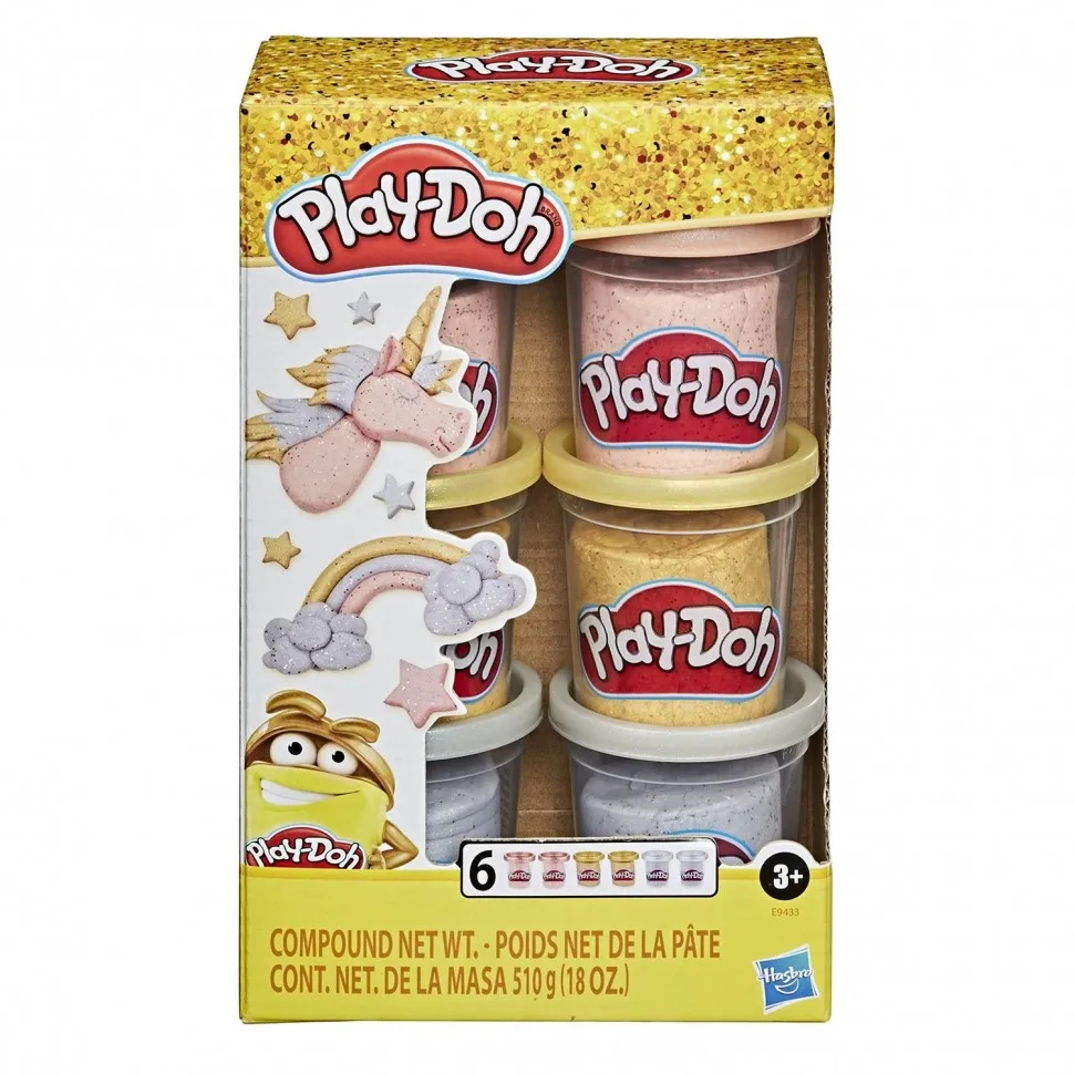 Набор игровой Play-Doh Золото и серебро E94335L0 | Игрушки хобби