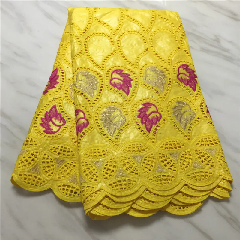 

Yellow Senegal Nigerian Bazin Riche Brode Lace 2020 High Quality With Stones Bazin Brode Senegal Ankara Party Bride Dress Lace