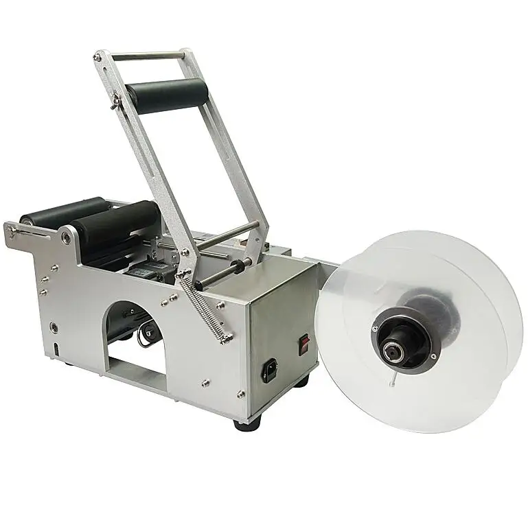 Полуавтоматический маркировщик для круглых бутылок принтер круглая наклейка