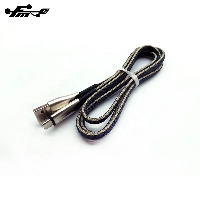 

3f 6f 10ft Zinc Alloy Type C braided USB charging cable data line
