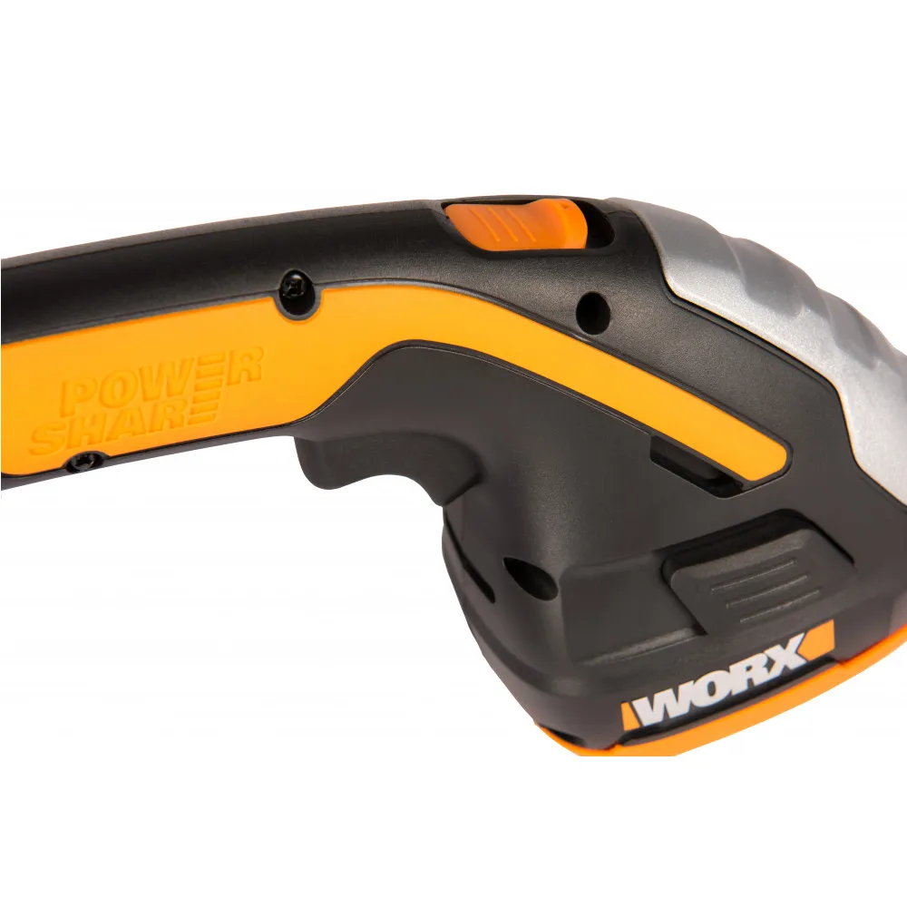 Ножницы для стрижки травы и кустарников аккумуляторные WORX WG801E 10 20см 20В АКБ 2А*ч ЗУ