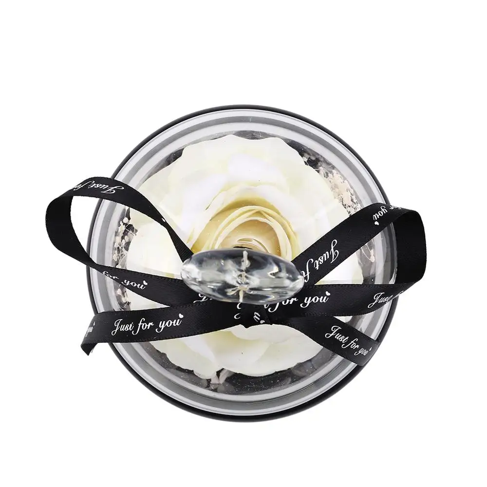 Консервированный подарок на день матери эксклюзивная Роза в стеклянном куполе с