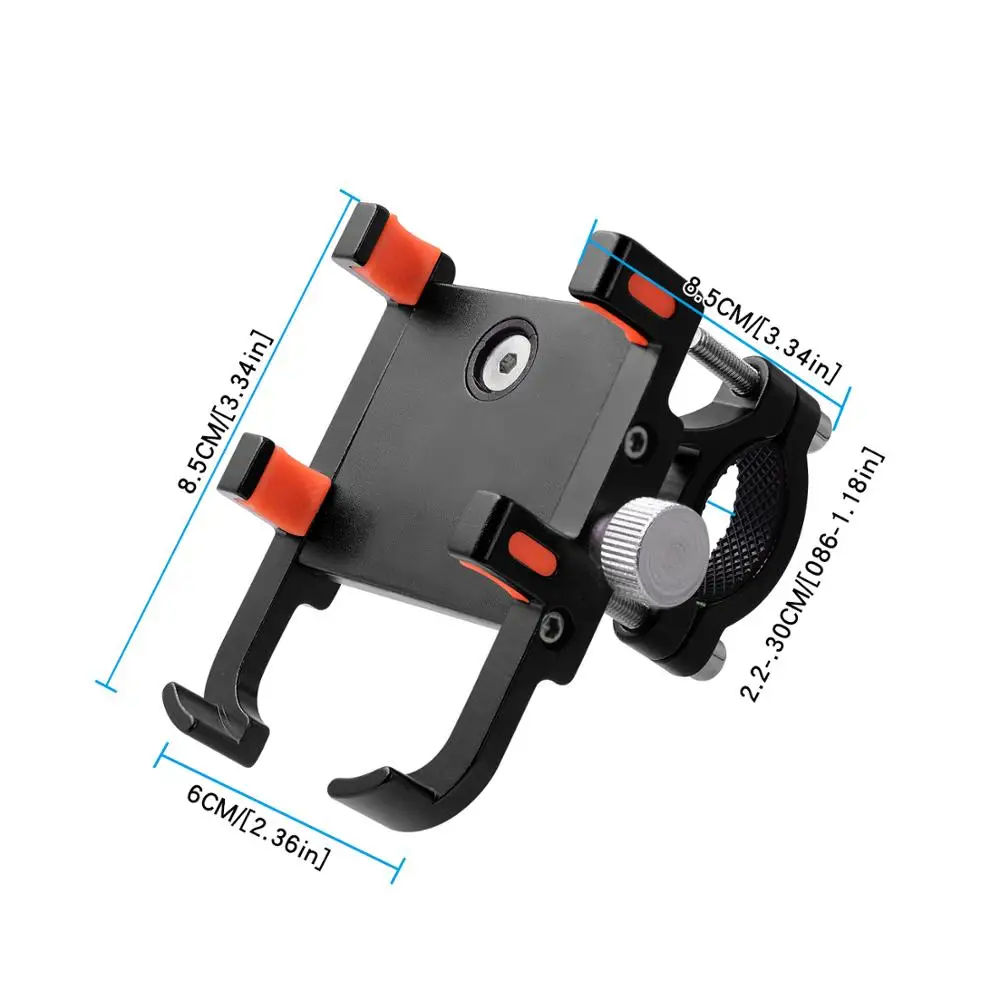 360 Вращающийся алюминиевый сплав Кронштейн для мобильного телефона gps кронштейн
