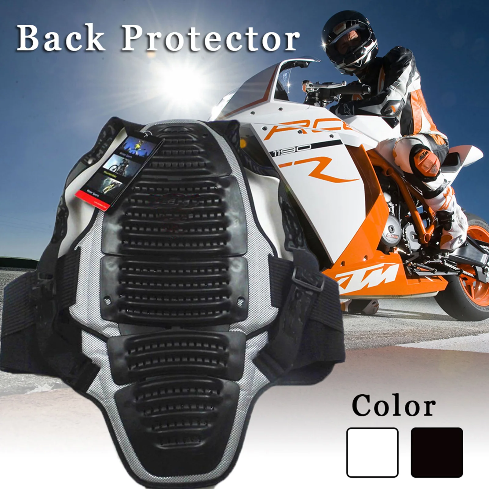 

Motorcycle Knight Back Protector Safe Breathable Detachable Professional EVA Armor Riding Equipment Extreme Sports Protection