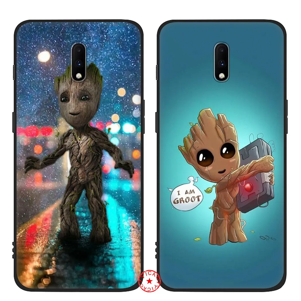 Мягкий силиконовый чехол Guardian Rocket енот Groot Treeman для oneplus 5 5t 6 6t 7 Pro TPU |