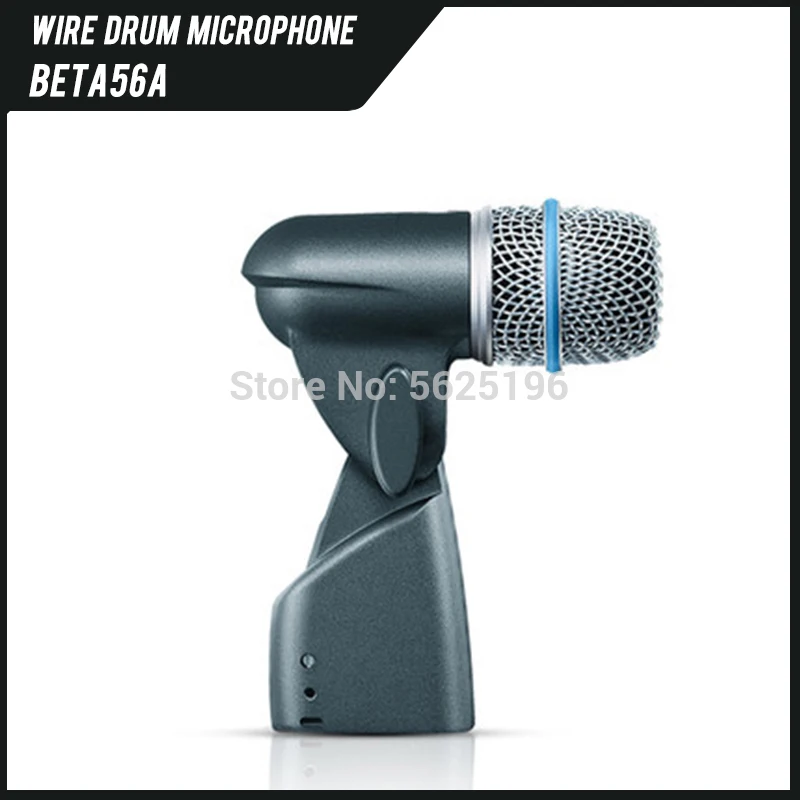 Высококачественный микрофон BETA 56A supercardioid Snare/Tom динамический с высоким выходом поворотным