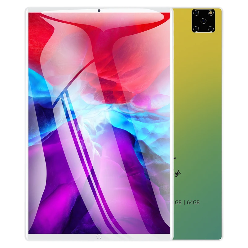 Новое поступление 2021 планшеты Android 10 0 OS 1 дюйма 8 ГБ ОЗУ 128 Гб ПЗУ 1920 × 1200 планшетный
