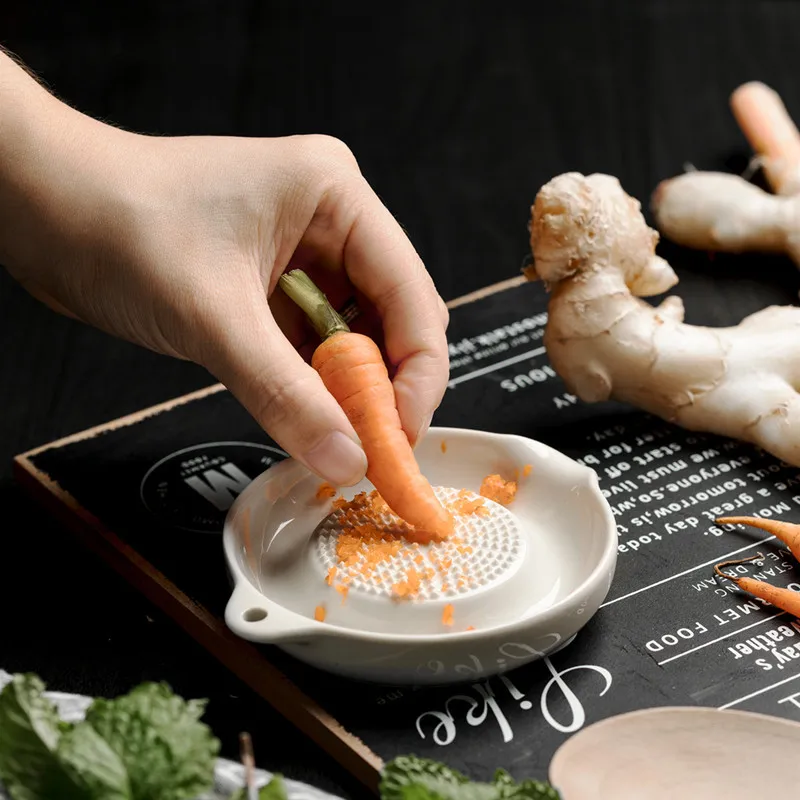 Белый простой стильный керамический прибор для выгорания портативный шлифовки