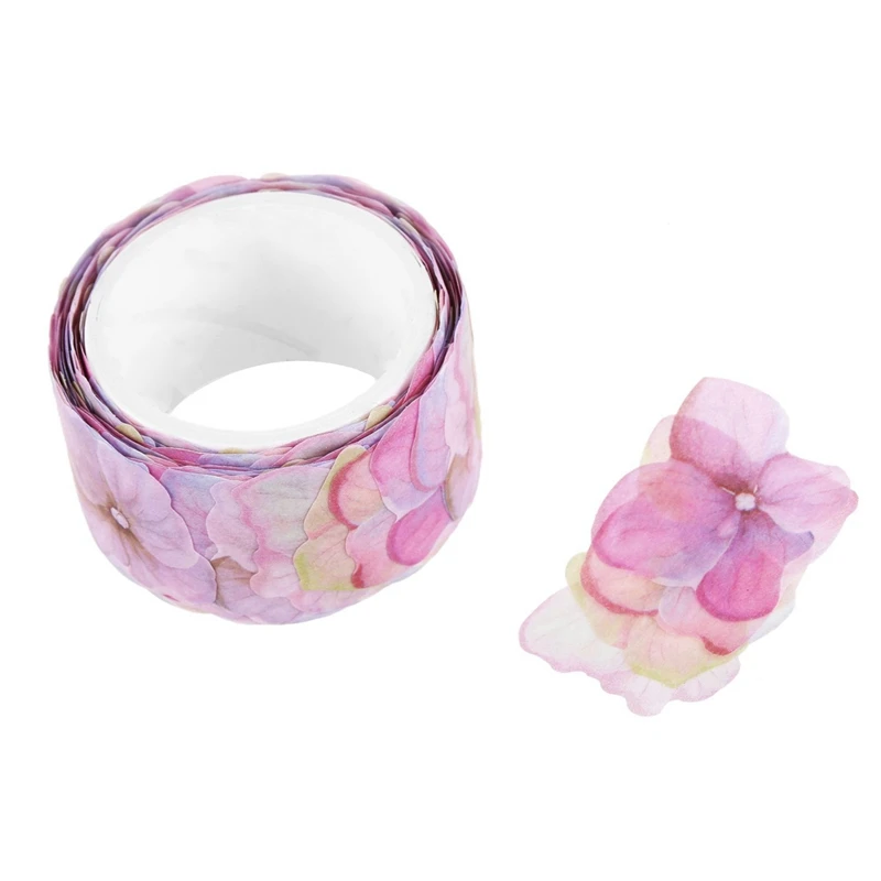 

Masking Scrapbook Sticker Sticky Paper Flower Petals Tape with 36 Color Solid Pigment Portable Watercolor Paint Set
