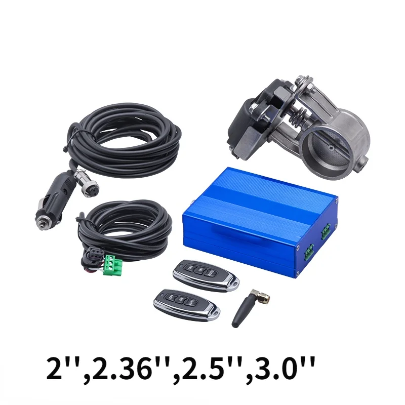 

Free Shipping Universal 2.0&2.36&2.5&3.0 inch size exhaust cutout valve electric valve control with remote control