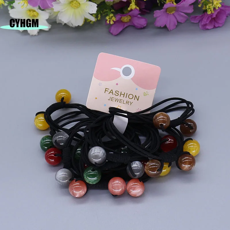 Новые модные милые резинки для волос набор заколок кавайная эластичная резинка