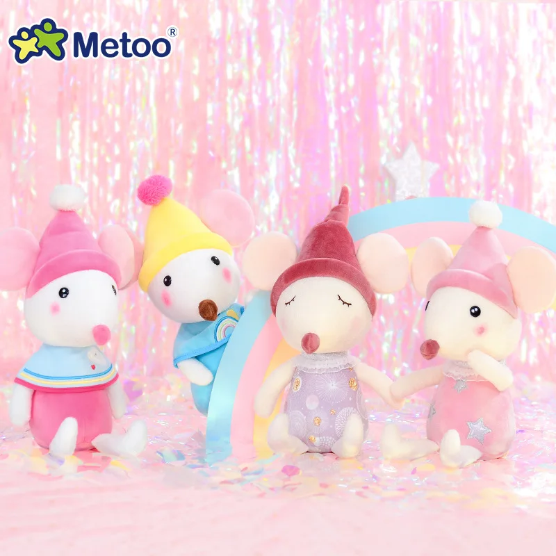 Плюшевые игрушки с мышкой из мультфильма для маленьких девочек и мальчиков