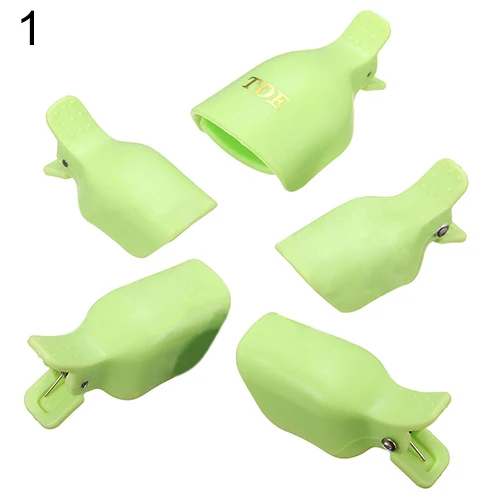 5 шт. зажимы для снятия гель лака с ногтей|Жидкость лака| |