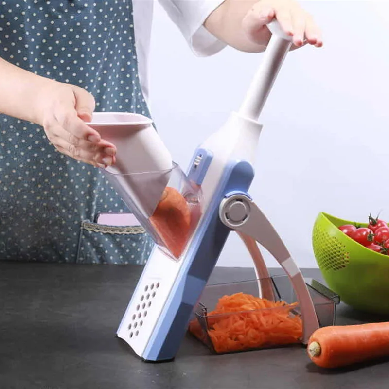 Multi Purpose 5 in 1Shredder Cutter Vegetable Slicer Artifact Shred Slice Fruit Potato Peeler Kitchen Accessories Manual Slicers | Дом и сад