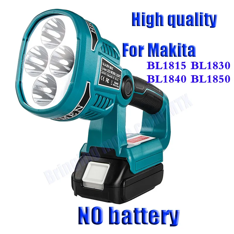 Подходит для Makita 14 4 V-18v li-ion аккумулятор 12 Вт Светодиодный светильник работает с